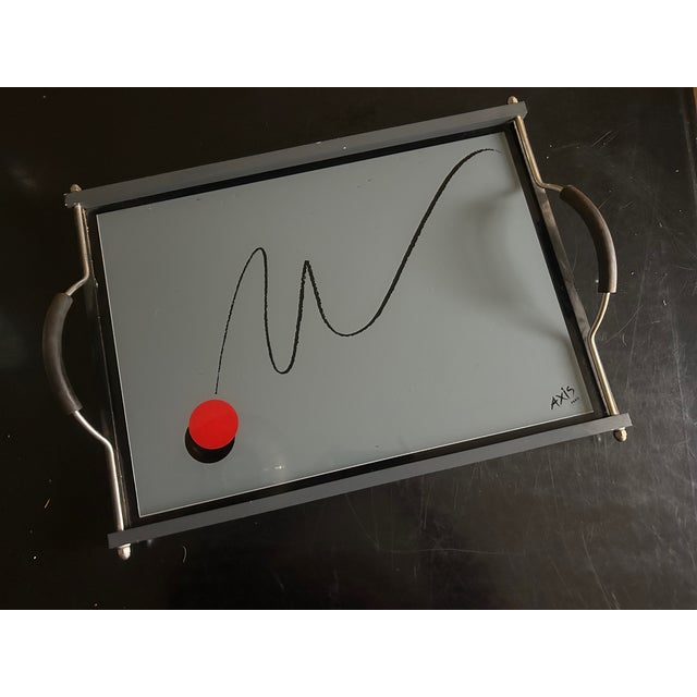 Vintage Board Tray by Axis Edition, Paris, 1980s For Sale - Image 9 of 9