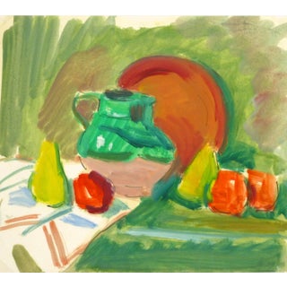 Madeleine Scali, Vintage French Still Life Painting For Sale