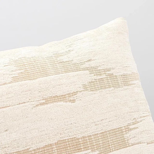 This pillow features Gibson (item# 72550, Gibson Fabric) with a knife edge finish. Super soft chenille yarns form an...