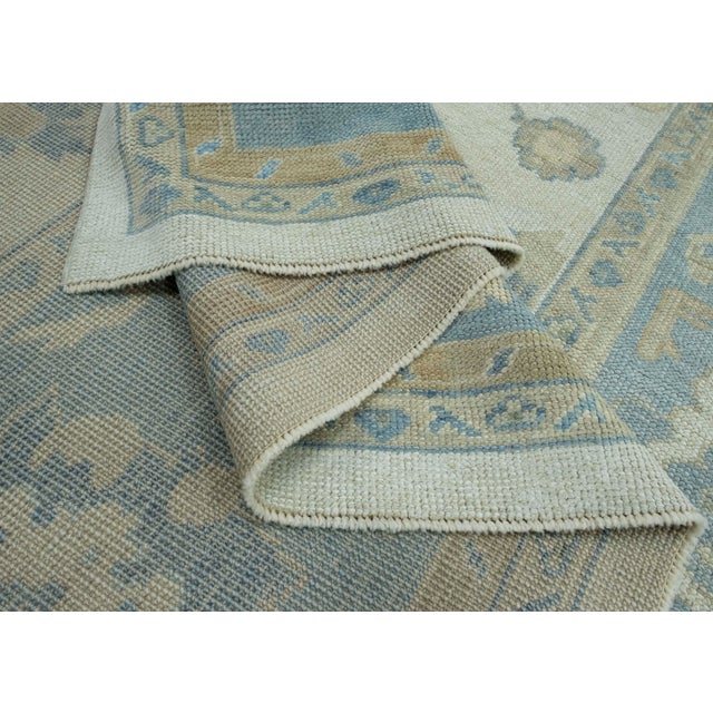 Textile Turkish Oushak Rug 9'10" x 13'9" #18604 For Sale - Image 7 of 8