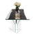 Contemporary Tempered Glass Specchio & Oak Nero Venezia Dining Table from VGnewtrend For Sale - Image 3 of 8