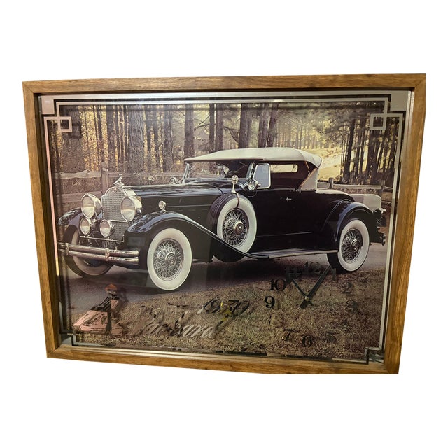 1930 Packard Wall Clock For Sale