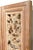 Mid 20th Century Three-Panel Carved Bleached Hardwood Bird Floral Screen, Style of James Mont For Sale - Image 10 of 12