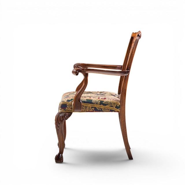 Baker Furniture Stately Homes Chippendale Mahogany Dining Chairs - Set of 8 For Sale - Image 15 of 17