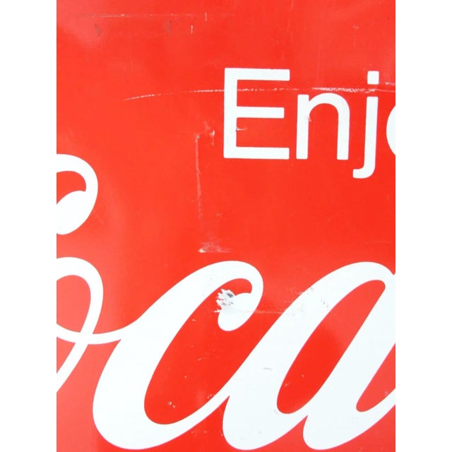 Vintage Coca-Cola Sign For Sale - Image 9 of 13