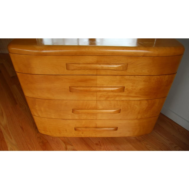 1940s Vintage Leo Jiranek for Heywood Wakefield Niagara Dresser with Mirror Chairish