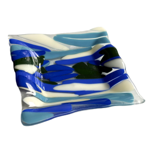 Fused Art Glass Tray