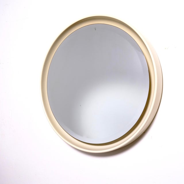 Spacen Age Backlit Mirror, Italy, 1970s For Sale - Image 12 of 18