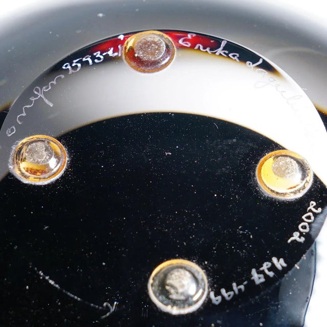 Orientes Vase by Erika Lagerbielke for Orrefors Schweden 2002 For Sale - Image 6 of 6