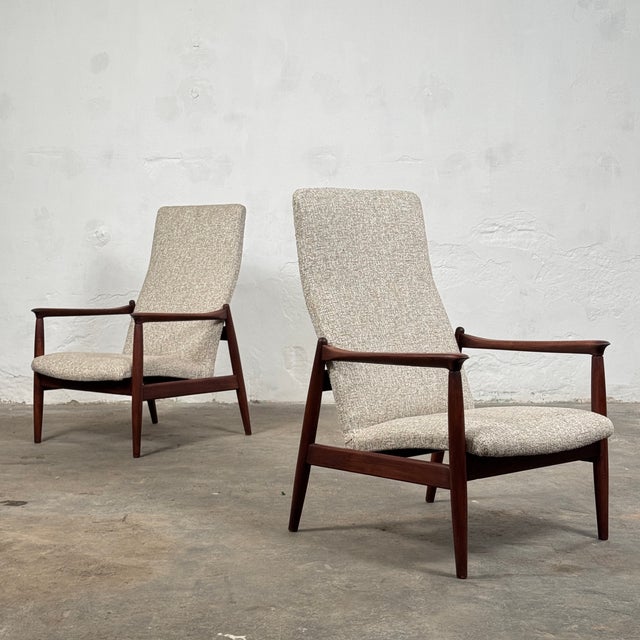 GFM-64 High Back Lounge Chairs by Edmund Homa, 1960s, Set of 2 For Sale - Image 14 of 14