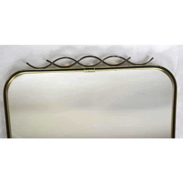 1950s Mid-Century Wall Mirror, 1950s For Sale - Image 5 of 8
