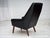 Danish Highback Armchair in Black Leatherette and Teak, 1970s For Sale - Image 12 of 18