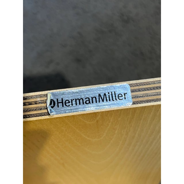 Tan Herman Miller Tan Wood "Capelli" Stool For Sale - Image 8 of 8