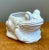 Ceramic Vintage Italian White Frog Ceramic Vase For Sale - Image 7 of 12