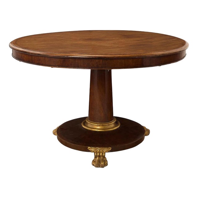 Antique William IV Mahogany Regency Tilt Top Breakfast Table For Sale