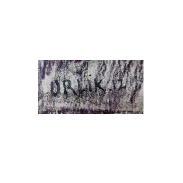 1910s Emil Orlik, Love Scene Under a Tree, 1912, Drawing, Paper, Framed For Sale - Image 5 of 6