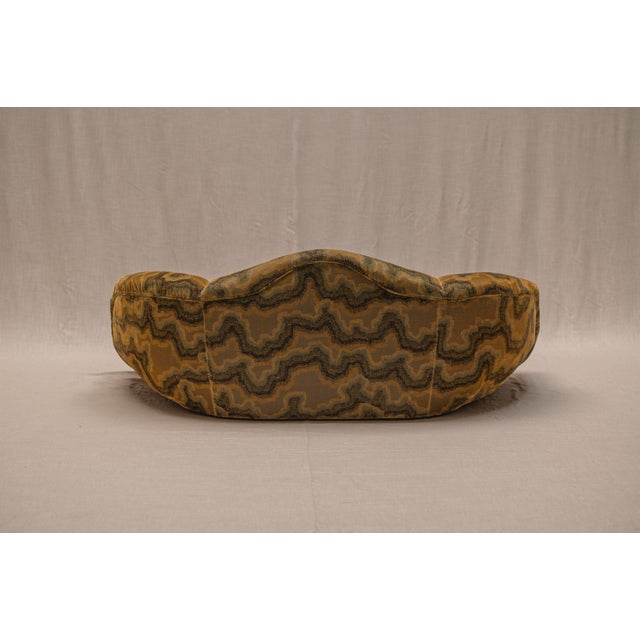 Mumba Sculptural Sofa in Dieter Vander Velpen X Zinc Textile by Bretz, 1980s For Sale - Image 13 of 18