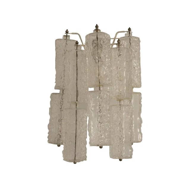 1960s Mid-Century Modern Hendcrafted Glass Wall Light from Venini, Italy, 1960s For Sale - Image 5 of 8