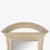 Contemporary Arched Pediment Mirror in Natural Limed Wood by John Hutton for Donghia For Sale - Image 3 of 10