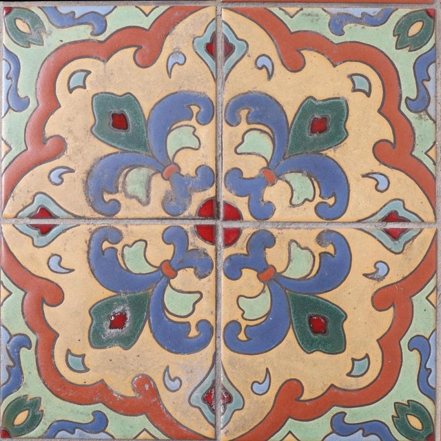 Early 21st Century Tile Top Iron Stand or Table For Sale - Image 5 of 8