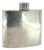 Smooth Silver Whiskey Flask For Sale