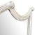 Wood Faux Drapery Carved-Wood Overmantel Mirror For Sale - Image 7 of 12