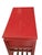 Vintage Chinoiserie Red Lacquer Console Table 33.5" W For Sale - Image 11 of 12