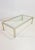 Coffee Table in Brass attributed to Renato Zevi, Italy, 1970s For Sale - Image 4 of 10