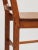The Vintage Solid Wood Geometric Ladder Back Dining Chairs For Sale - Image 11 of 14