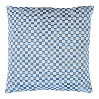 Schumacher Elkhart 20" Pillow In Blue For Sale