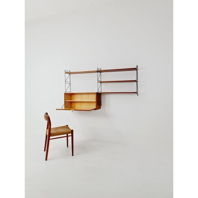 Wood German Teak Shelf System from Erbus, West Germany, 1950s For Sale - Image 7 of 11
