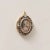 Modern Vintage 14k Gold Lady Portrait Turquoise Locket Pendant For Sale - Image 3 of 6