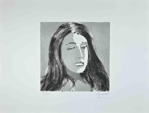 Giacomo Manzu, Inge Etching Edition 26/125, 1970s, Etching