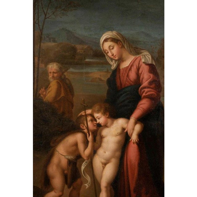 Italian Master After Raphael, Madonna del Passeggio, Oil Painting For Sale - Image 5 of 13