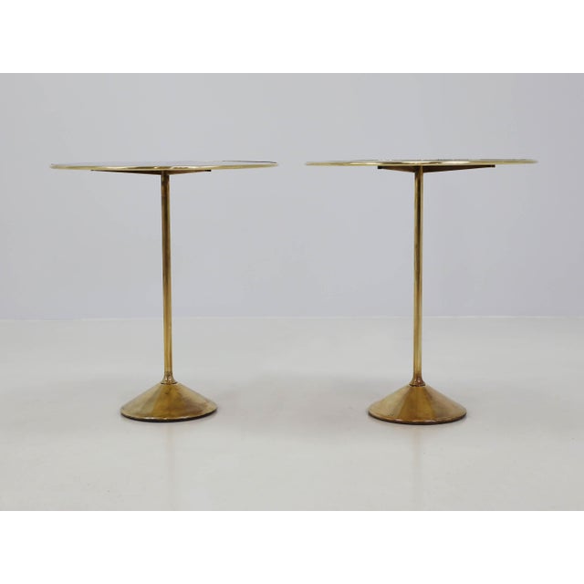 Osvaldo Borsani Large Model T2 Varedo Side Tables by Osvaldo Borsani for Atelier Borsani, Italy, 1951, Set of 2 For Sale - Image 4 of 10