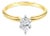 Marquise Half Carat Solitaire Diamond Engagement Ring, Size 9 For Sale