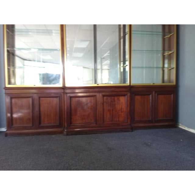 Antique Rosewood Display Case For Sale - Image 9 of 11