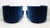Mid-Century Modern Luxurious Blue Velvet Swivel Lounge Chairs - A Pair For Sale In Dallas - Image 6 of 7