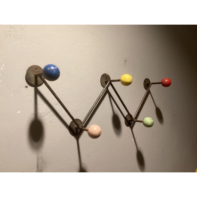 Atomic Design Coat Rack from Roger Feraud, 1950s For Sale - Image 6 of 6