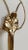 Large Italian Floral Sculptural Brass Wall Sconce, 1970s For Sale - Image 9 of 18