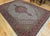 Textile Antique Persian Tabriz Mahi Rug, Hand-Knotted Wool & Silk, Herati Geometric Pattern, Ivory & Red, 7x10 For Sale - Image 7 of 17