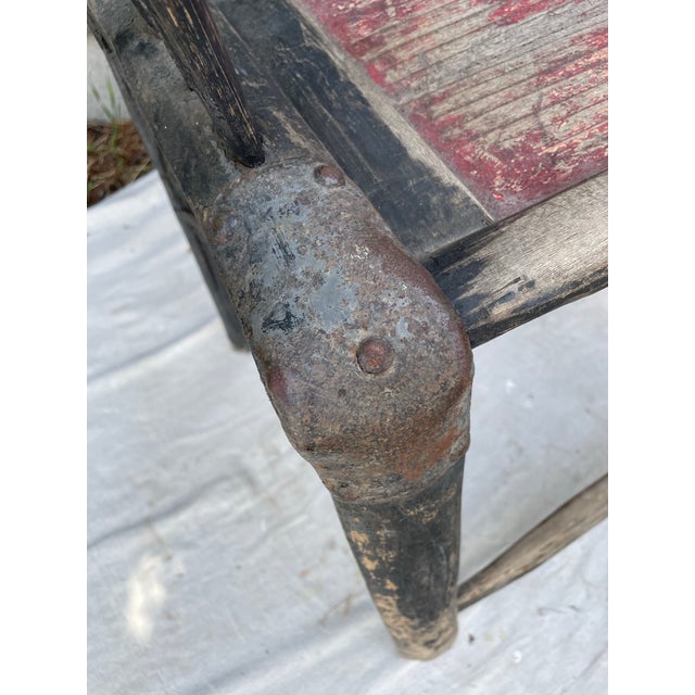 Late 19th-Early 20th Century Chinese Horseshoe Back Armchair For Sale In Seattle - Image 6 of 12