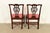 Stickley Georgian Carved Mahogany Dining Chairs, Set of Four For Sale - Image 10 of 13