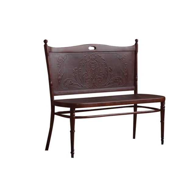 Bentwood Bench Attributed to Jacob and Josef Kohn, Early 20th Century For Sale