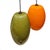 Green Vintage Green and Orange Glass Pendant attributed to Alessandro Pianon for Vistosi, 1960s For Sale - Image 8 of 12