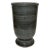 Modern Stripped Gray Glaze Porcelain Vase For Sale