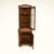 Vintage Georgian Style Burr Walnut Corner Cabinet, 1950s For Sale - Image 4 of 8