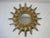 Mid-Century Modern Vintage 16.5" French Style Gilded Resin Sunburst Wall Mirror For Sale - Image 3 of 16