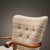 Wood Swedish Modern Arm Lounge Chairs in Linen & Birch, Pair For Sale - Image 7 of 8