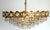 Brass-Lead Crystal Chandelier by Joska Bodenmais, 1970s For Sale - Image 12 of 12